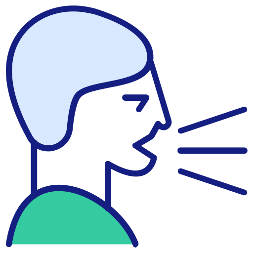 Sneeze Generic Outline Color icon