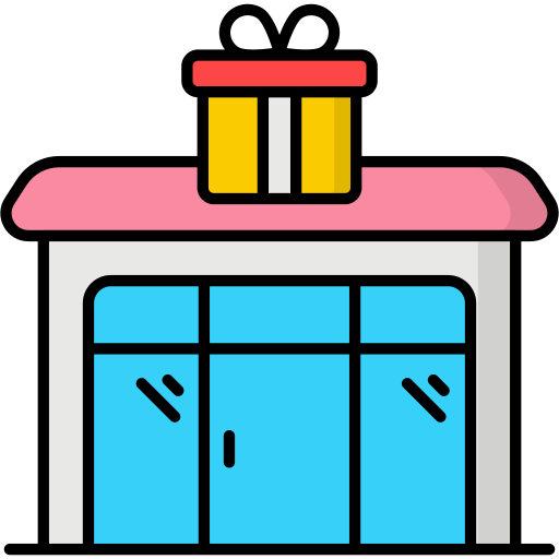 negozio di regali Generic Outline Color icona