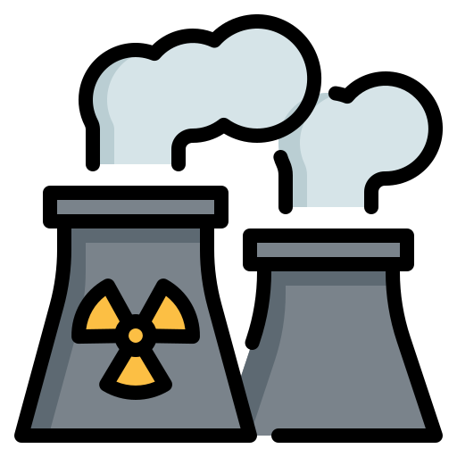 planta nuclear Generic Outline Color icono
