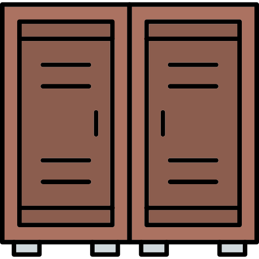 Lockers Generic Outline Color icon