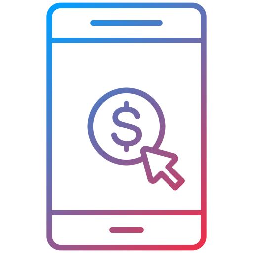 Cost per click Generic Gradient icon