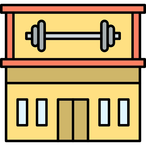 fitnessstudio Generic Outline Color icon