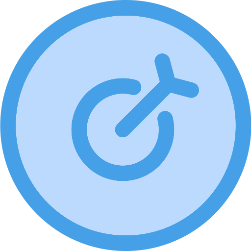 objetivo Generic Blue icono