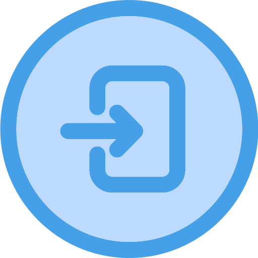 einloggen Generic Blue icon