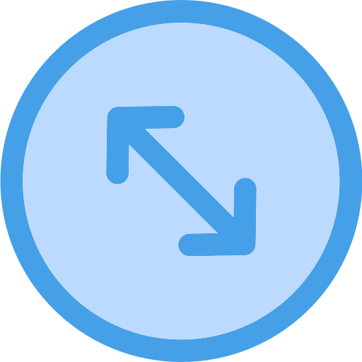 vollbildschirm Generic Blue icon