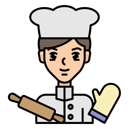 料理する Generic Outline Color icon