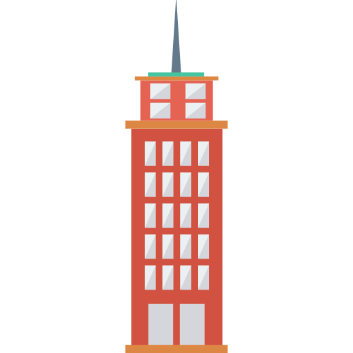 rascacielos Dinosoft Flat icono