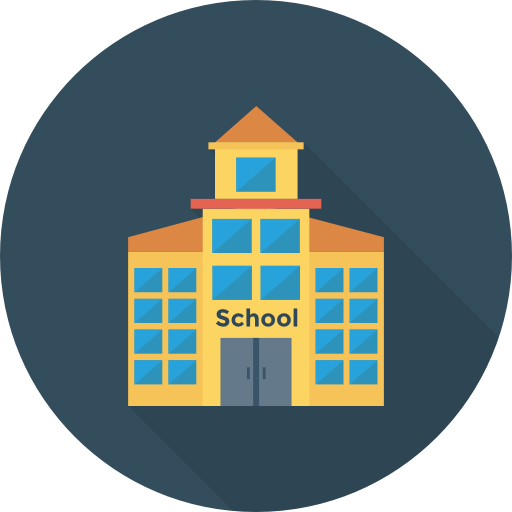 School Dinosoft Circular icon