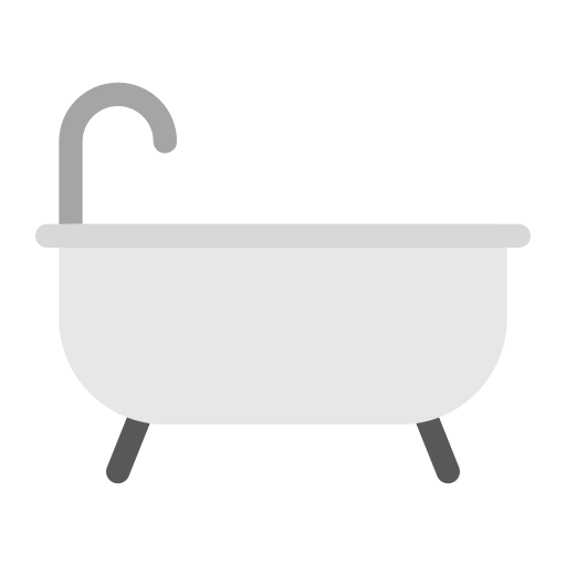 bañera Generic Flat icono