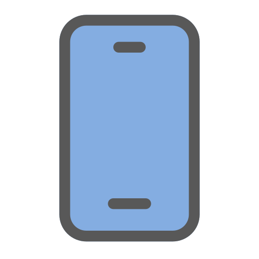 teléfono móvil Generic Flat icono