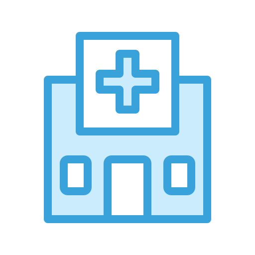 krankenhaus Generic Blue icon