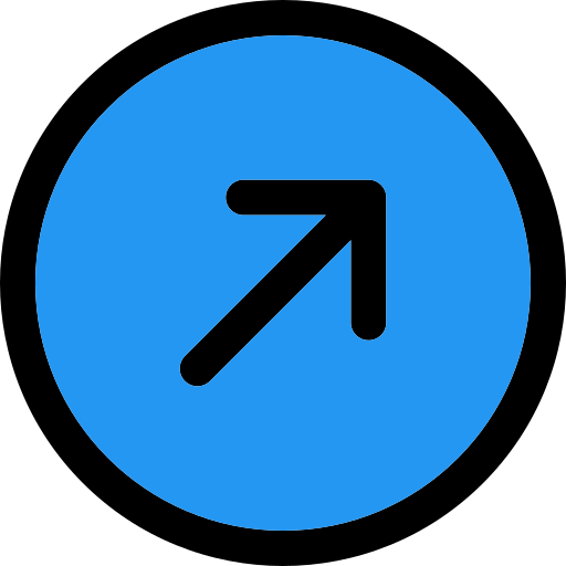 上向き矢印 Generic Outline Color icon