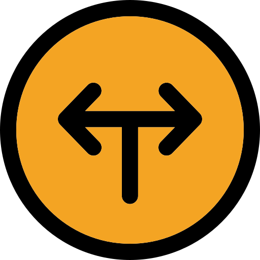 intersección Generic Outline Color icono