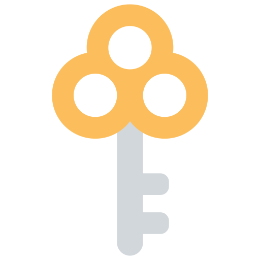 stary klucz Generic Flat ikona