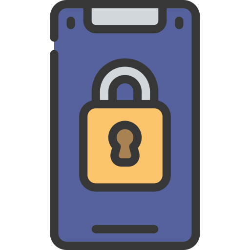 Mobile security Juicy Fish Soft-fill icon