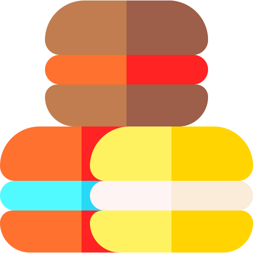 macarons Basic Rounded Flat icono