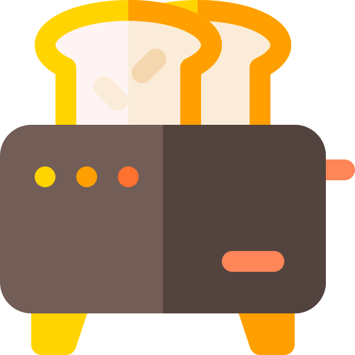 トースター Basic Rounded Flat icon