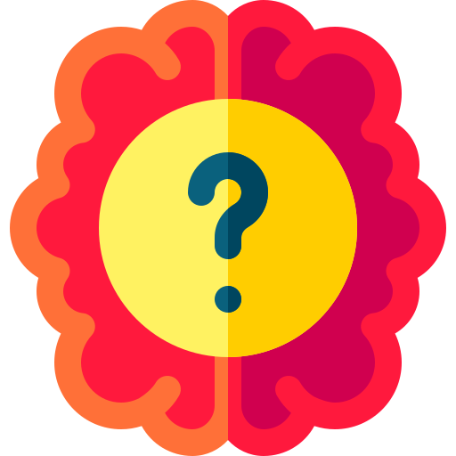 Quiz Basic Rounded Flat icon