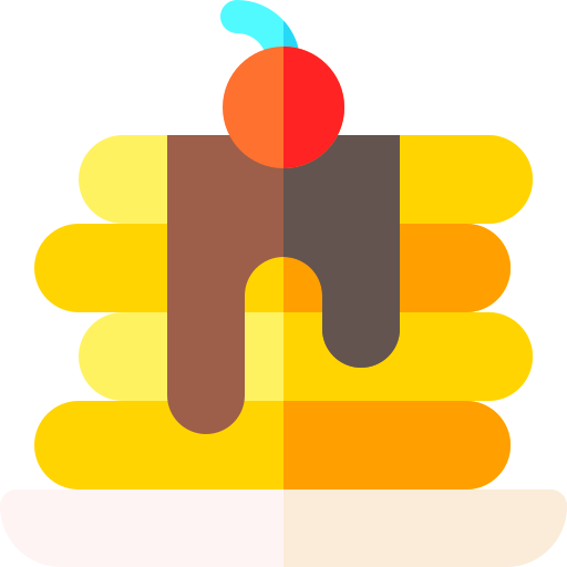 パンケーキ Basic Rounded Flat icon