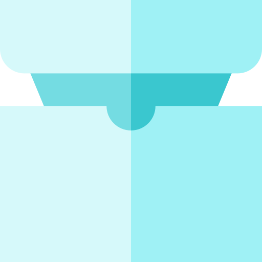 caja Basic Straight Flat icono