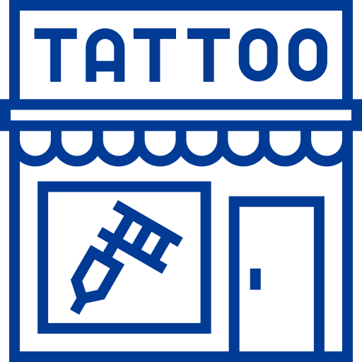 Tattoo studio Detailed bright Lineal icon