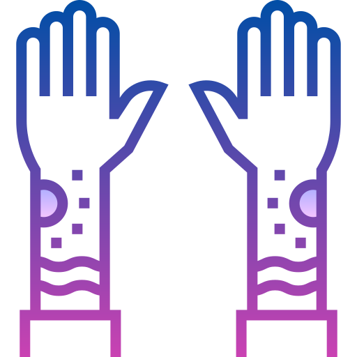 brazo Detailed bright Gradient icono