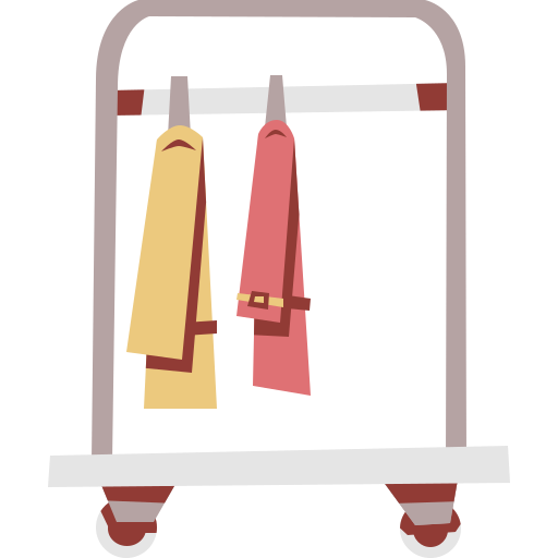 Вешалка для одежды Cartoon Flat иконка