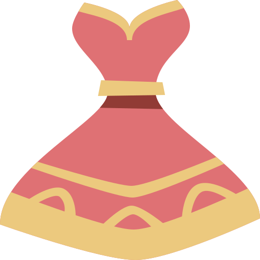 드레스 Cartoon Flat icon