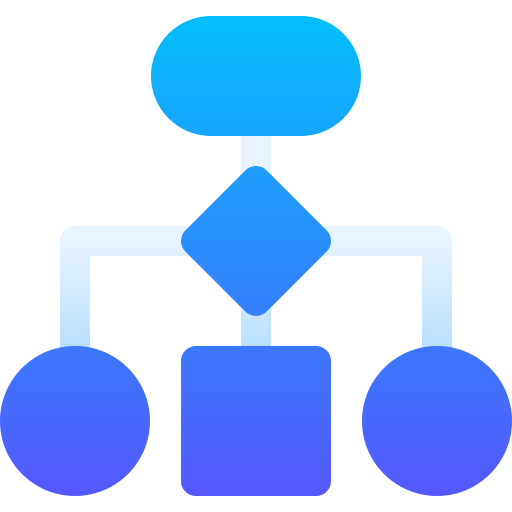 algoritmo Basic Gradient Gradient icono