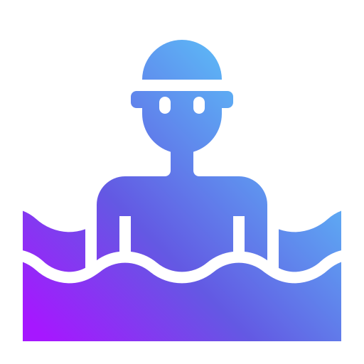 Пловец Generic Flat Gradient иконка