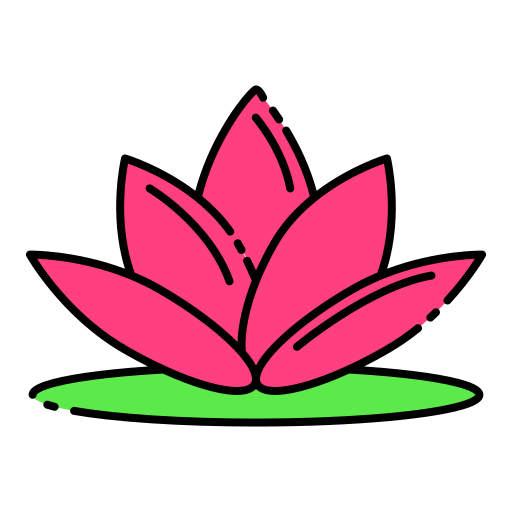 lotus blume Generic Outline Color icon