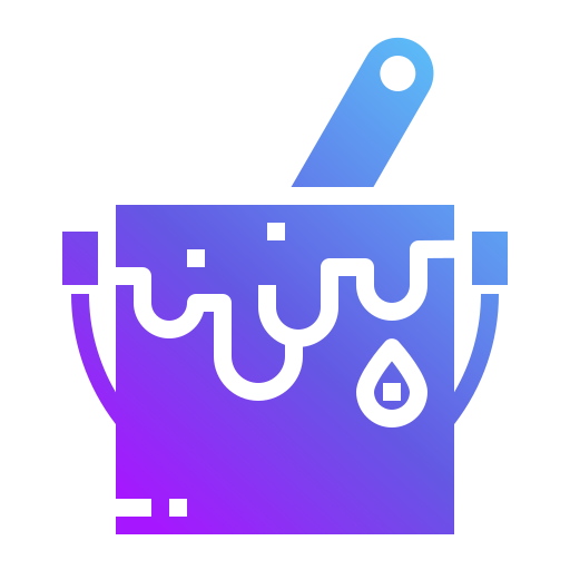 Paint bucket Generic Flat Gradient icon