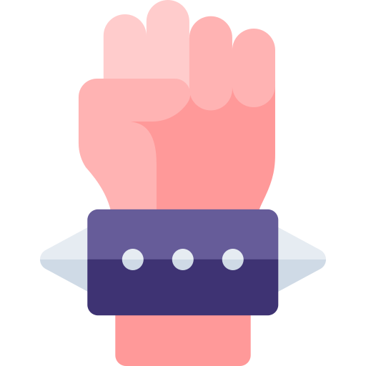 Fist Basic Rounded Flat icon