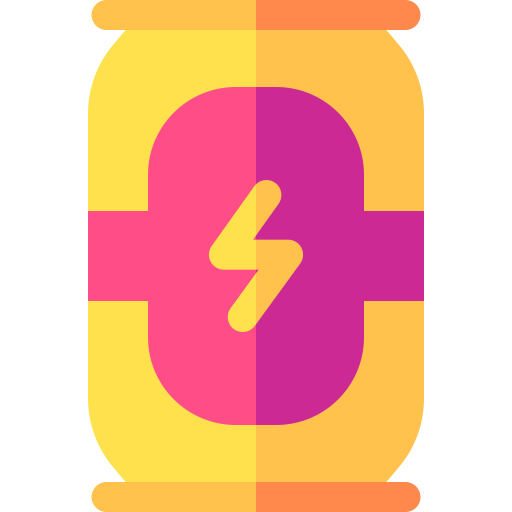 napój energetyczny Basic Rounded Flat ikona