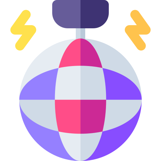 discokugel Basic Rounded Flat icon