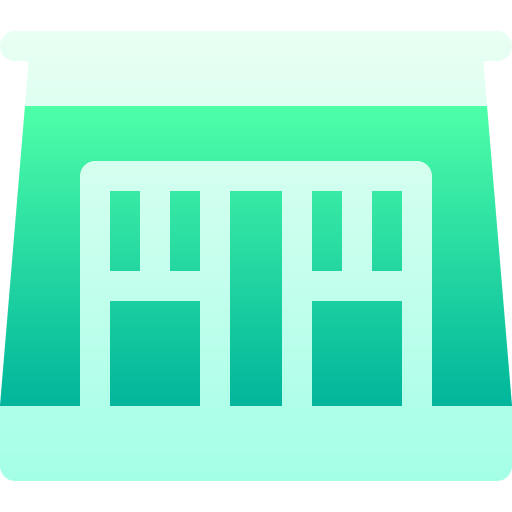 Dendera temple Basic Gradient Gradient icon