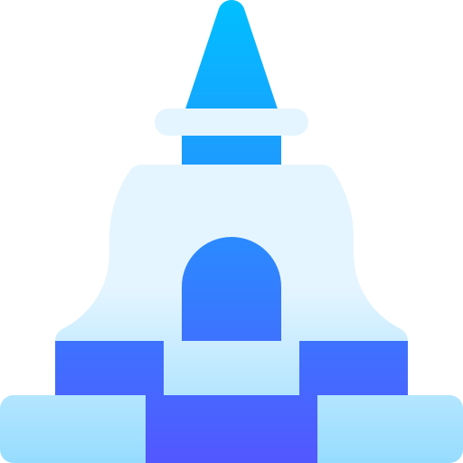 Świątynia Basic Gradient Gradient ikona