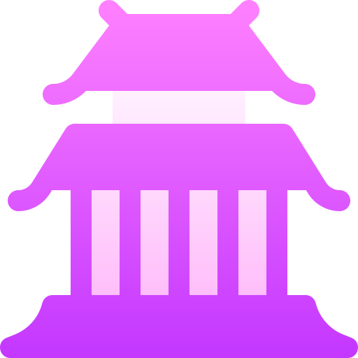 templo Basic Gradient Gradient icono