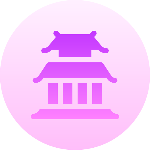 templo Basic Gradient Circular icono