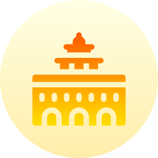 nauvoo-tempel Basic Gradient Circular icoon
