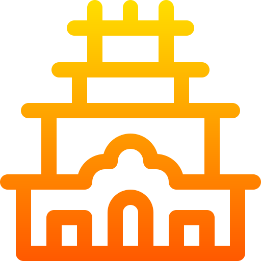 Temple Basic Gradient Lineal color icon