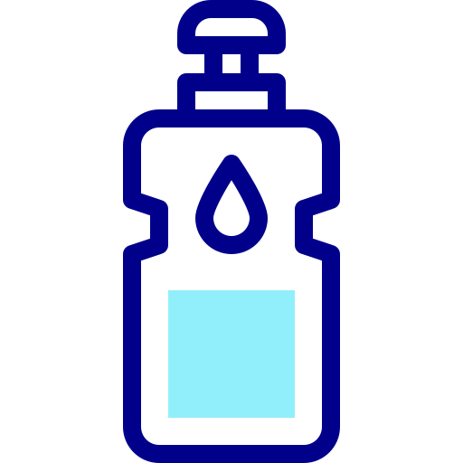 Бутылка с водой Detailed Mixed Lineal color иконка