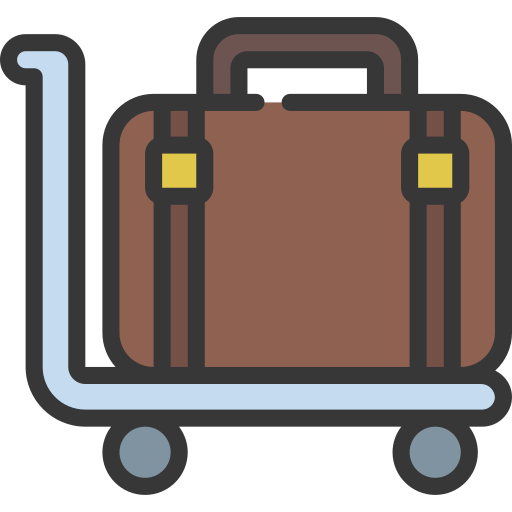 Luggage cart Juicy Fish Soft-fill icon