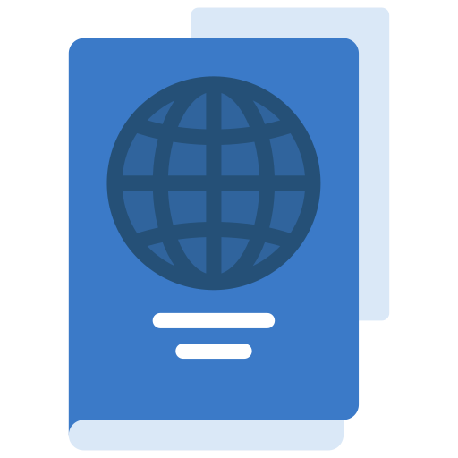 paszport Generic Flat ikona