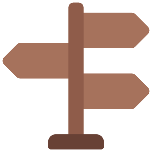Направления Generic Flat иконка