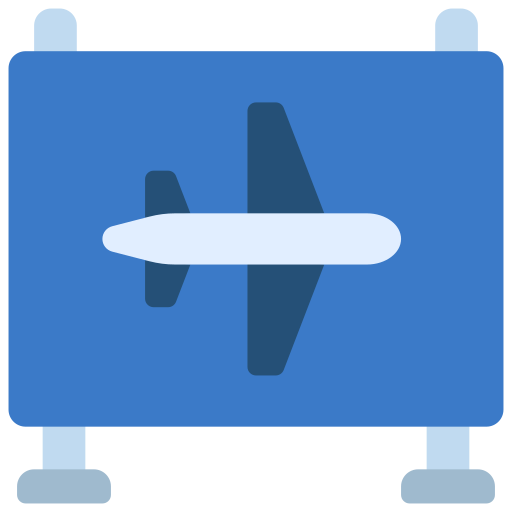 Airport Generic Flat icon
