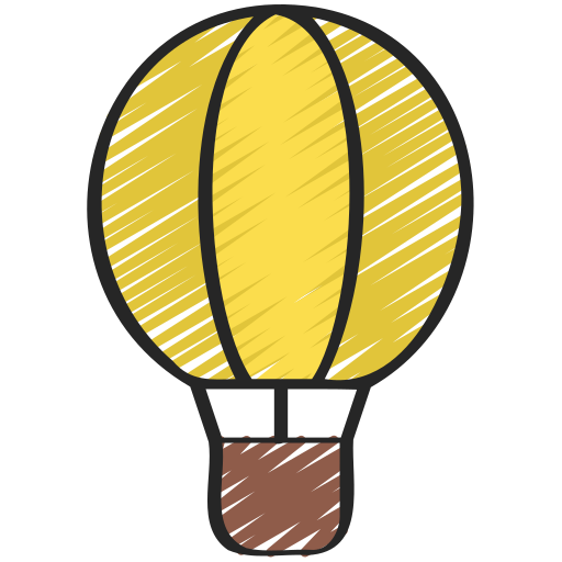 heteluchtballon Juicy Fish Sketchy icoon