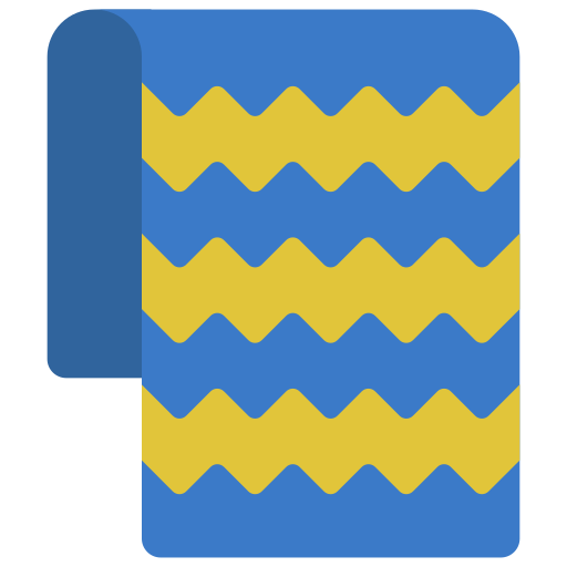 Beach towel Generic Flat icon