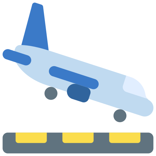 飛行機の着陸 Generic Flat icon