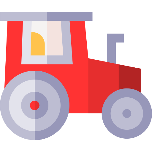 Трактор Basic Straight Flat иконка